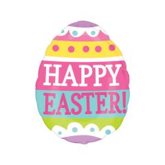 Standard Happy Easter Egg folija balon