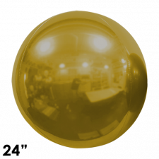 Orbz Metallic Gold folija balon 60 cm