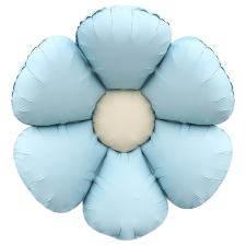 Standard Satin Light Blue Daisy Flower folija balon 38 cm
