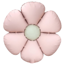 Standard Satin Pink Daisy Flower folija balon 38 cm