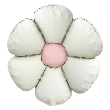 Maxi Satin Ivory Daisy Flower folija balon 70 cm