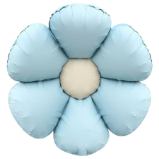 Maxi Satin Light Blue Daisy Flower folija balon 70 cm