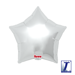 Ibrex Zvijezda Metallic Silver folija balon