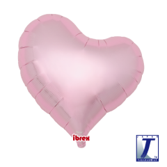 Ibrex "Sweet" Srce Metallic Light Pink folija balon