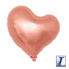 Ibrex "Sweet" Srce Metallic Rose folija balon