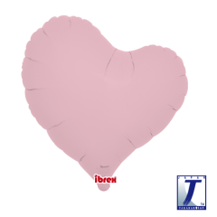 Ibrex "Sweet" Srce Pastel Pink folija balon