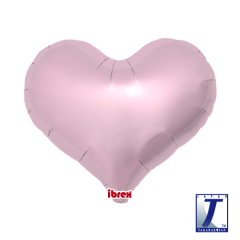 Ibrex "Jelly" Srce Metallic Light Pink folija balon
