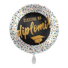 Standard Čestitke na Diplomi  folija balon