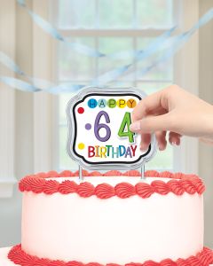 Dekoracija za torto Happy Birthday 