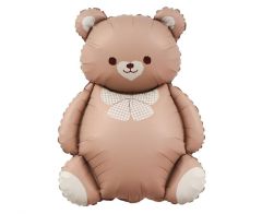 Maxi Teddy Bear with Bow folija balon 65x47cm