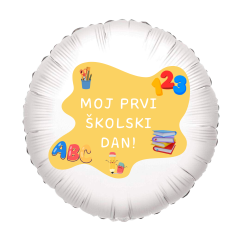 Standard Moj Prvi Školski Dan folija balon