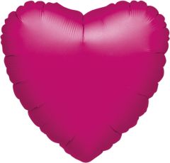 Standard Srce Metallic Fuchsia folija balon
