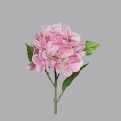 Umetna Hortenzija roza "real touch" 31 cm 1 kos
