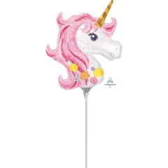 Mini Magical Unicorn folija balon na palčki