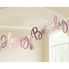 Rose Gold Birthday napis