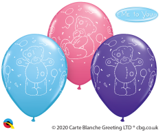 Lateks baloni 28cm Tatty Teddy Balloons Special Ast