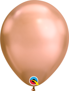 Latex baloni 28cm Chrome Rose Gold