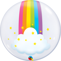 Bubble Rainbow Clouds pvc balon