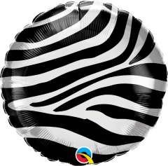 Standard Zebra Stripes Pattern folija balon