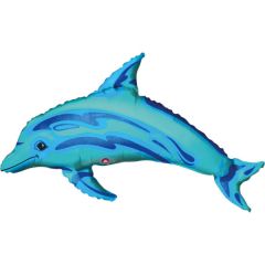 Mini Ocean Blue Dolphin balon na palčki
