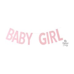 Napis Baby Girl Pink 2 m 