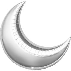 Maxi Crescent Silver folija balon 35"