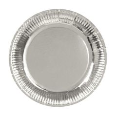 Silver papirni krožniki 23 cm