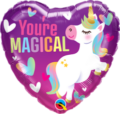 Standard You re Magical Unicorn Purple folija balon