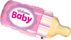 Maxi Welcome Baby Bottle Pink folija balon