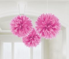 Bright Pink pom pom