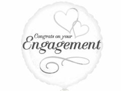 Standard Congrats On Your Engagement folija balon