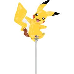 Mini Pikachu folija balon na palčki