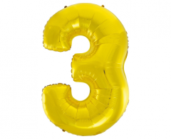 Folija balon B&C številka 3 Gold