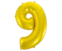 Folija balon B&C številka 9 Gold