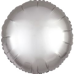 Standard Satin Lux Platinum Okrugli folija balon