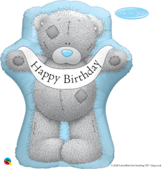 Maxi Tatty Teddy Bday Banner folija balon