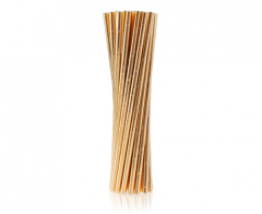 Paper Drinking Straws Rose Gold Plain papirnate slamice
