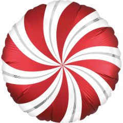 Standard Candy Swirls folija balon