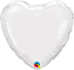 Standard Srce White folija balon