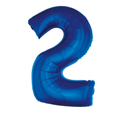 Folija balon Smart številka 2 Blue 92 cm