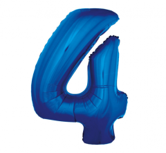 Folija balon Smart številka 4 Blue