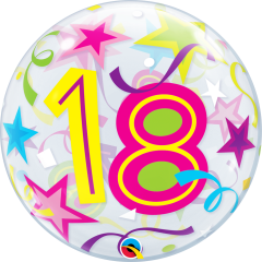 Bubble 18 Brilliant Stars pvc balon