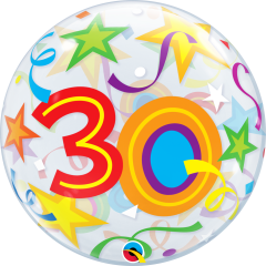 Bubble 30 Brilliant Stars pvc balon