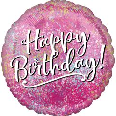 Standard Birthday Pink Fabulous folija balon
