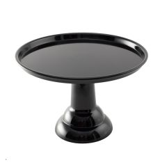 Stojalo za torto black melamine 30cm