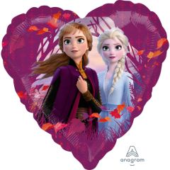Standard Frozen 2 Satin Heart folija balon