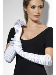 Elegantne bele rokavice