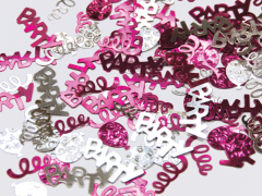 Konfeti Party Pink&Silver 12g 