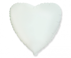 Standard 18" FX Srce White folija balon