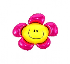 Mini 14"FX Flower Pink folija balon na palčki